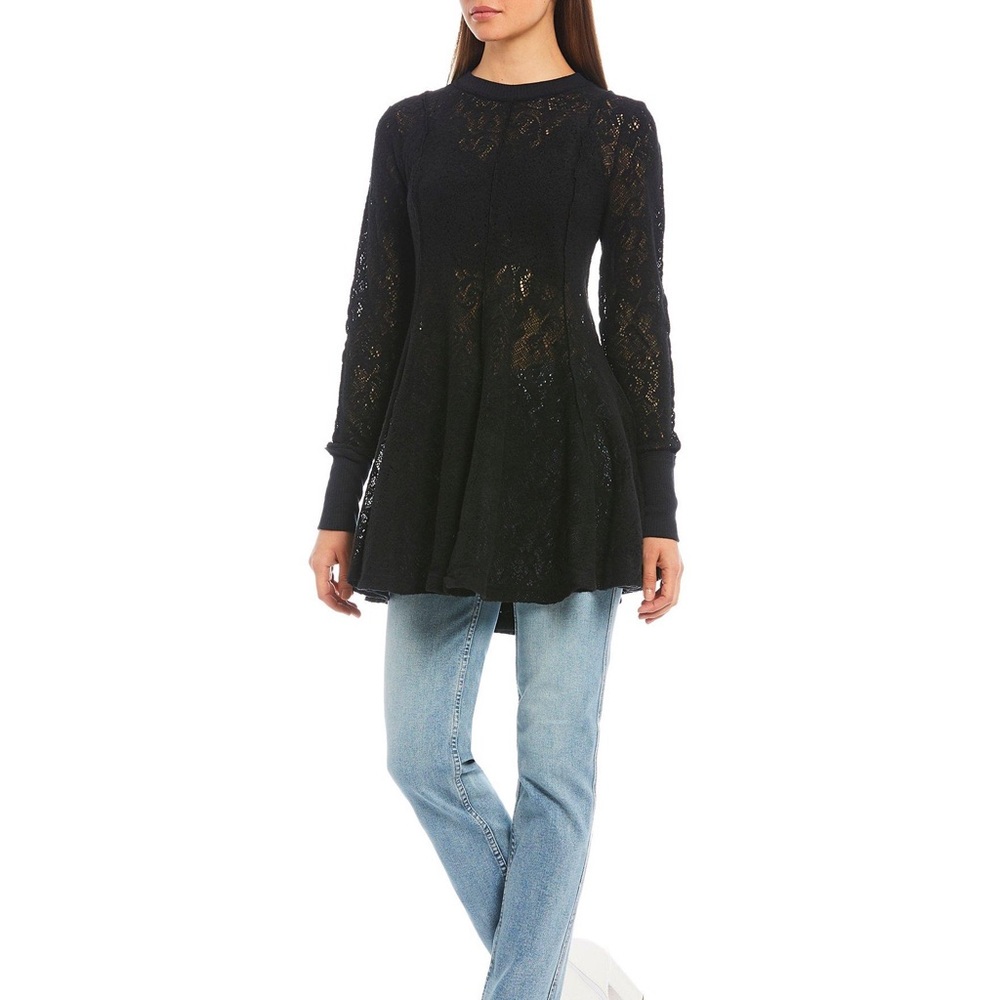 Free People Coffee in the Morning Tunic